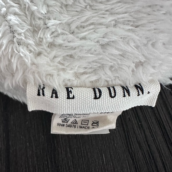 Rae Dunn Gray Knit Beanie Set with Brown Pom-Poms Mama & Mini - Picture 6 of 6